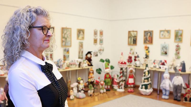 Ruhadarabból született mesehősök - varázslatos textilfigurák varázsolták el a bonyhádi könyvtárat! (képnézegető)