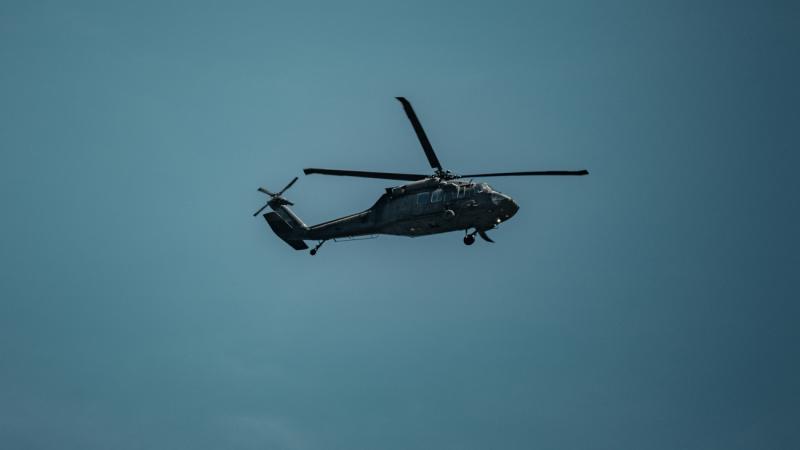 A német hadsereg egyik katonai helikoptere balesetet szenvedett és lezuhant.